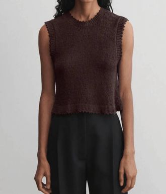 Rachel Comey Relent Top In Chocolate