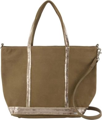 Vanessa Bruno Cabas S - Dames - Shoppers - Bruin - ONE Size - Leer - Tassen