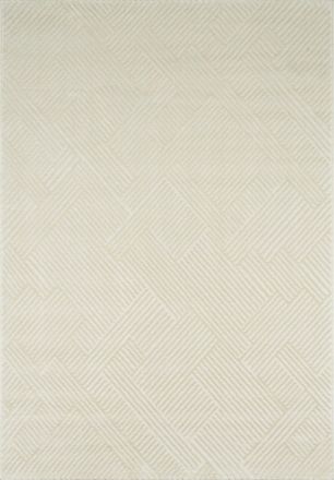 Nazar Rugs Alfombra geom&eacute;trica crema - 160x230
