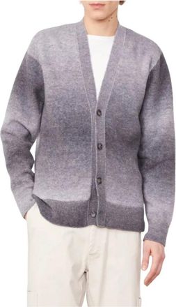 Officine G&eacute;n&eacute;rale Matheo Cardigan - Heren - Vesten - Grijs - M - Truien & Vesten