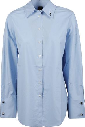 Pinko Clementi Light Blue Cotton Formal Shirt