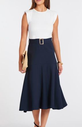 Bishop + Young Kristopher Twofer Dress in Navy at Nordstrom, Size X-Small