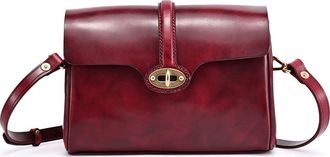 OLD TREND Laurel Genuine Leather Vintage Slim Crossbody in Maroon at Nordstrom