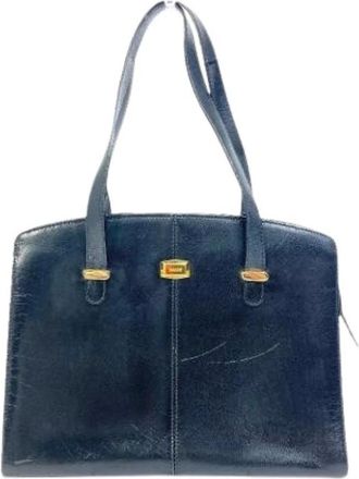 Bally Pre-owned Handbags, female, Blue, Size: ONE SIZE Pre-owned Tote Bag
