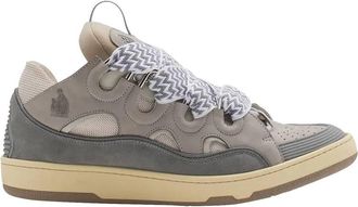 Lanvin Grey Curb Sneakers, Brand Size 43 ( US Size 10 )