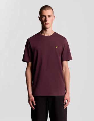 Lyle & Scott Lyle And Scott Mens Cotton Crew Neck T-Shirt - Red - Size: 44