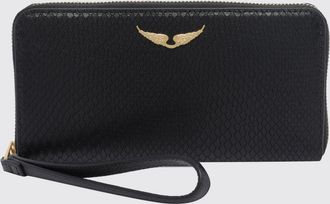 Zadig&Voltaire Python Print Calf Leather Continental Wallet