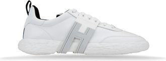 Hogan Heren Veterschoenen van Leer - Heren - Sneakers - Wit - 40 EU - Leer - Schoenen