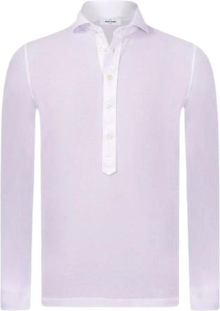 Gran Sasso Piqu&eacute; Polo met vijf knopen - Heren - Polos - Wit - XL - Katoen - Tops