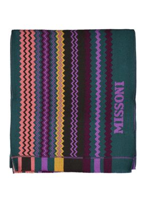 Missoni Green Wool Scarf