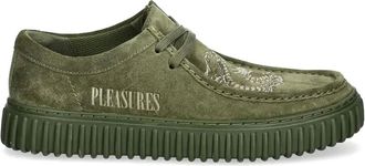 Clarks Torhill DRGNLo shoes - men - Leather/Fabric/Suede/Rubber - 10.5 - Green