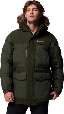 Columbia Mens Marquam Peak Fusion Ii Parka, Greenscape, 4X
