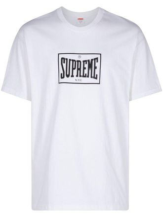 SUPREME T-shirt met print - Wit
