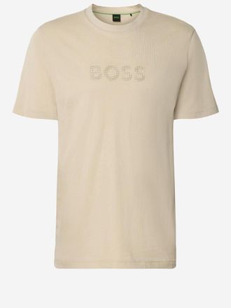 HUGO BOSS katoenen T-shirt met logo