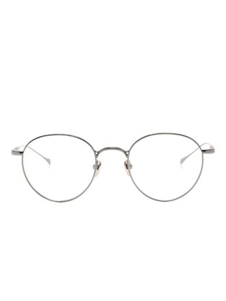 Masunaga GMS glasses - unisex - Titanium - 48 - Black