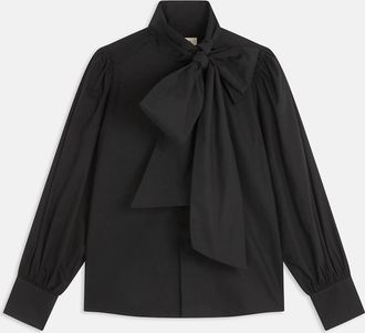 Suncoo Womens Leny Bow Top In Noir