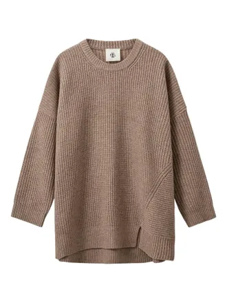 The Garment Womens Como Giant Wool Sweater In Barely Beige