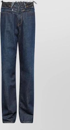 Maison Margiela denim high-rise wide-leg jeans