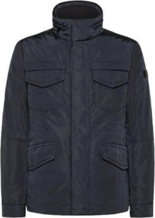 Peuterey Gestreept Herenjack - Heren - Zomerjassen - Blauw - XL - Jassen