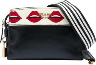 Prada Pre-owned Esplanade Crossbody Bag - Dames - Vintage Schoudertas - Veelkleurig - ONE Size - Leer - Vintage