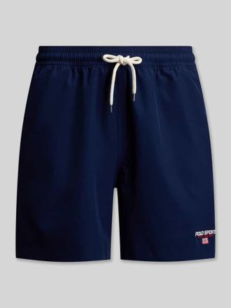 Polo Ralph Lauren Badeshorts mit Label Stitching in Marine, Gr&ouml;&szlig;e XXL