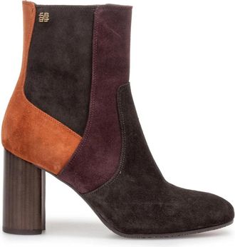 Floris Van Bommel Kaci 01.01 - Dames - Laarzen met Hak - Veelkleurig - 38 EU - Leer - Schoenen