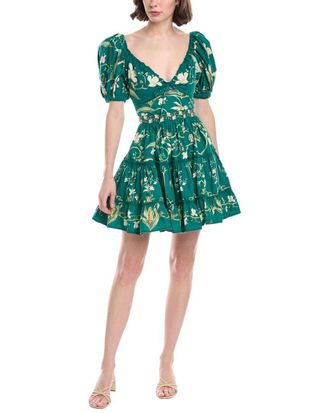 Agua Bendita Agua By Agua Bendita Esmeralda Mini Dress