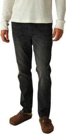 Fair Harbor Driftwood Straight Leg Jeans in Black Wash (025) at Nordstrom, Size 36 X 30