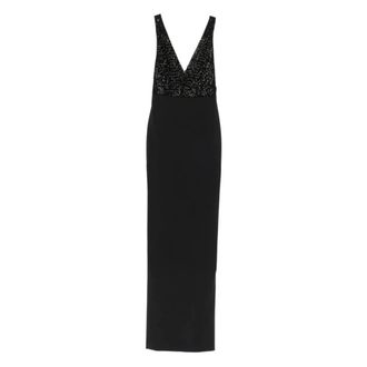 Elisabetta Franchi Maxi Dresses, female, Black, Size: XS Abito 110