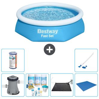 Bestway Piscina Bestway Fast Set Redonda - 244x61 Cm - 8-piezas S22004