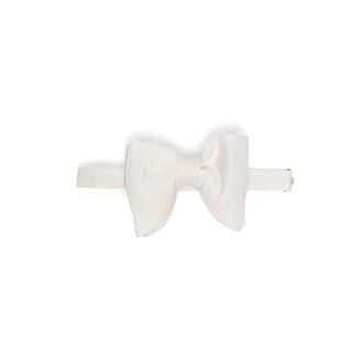 Tom Ford Srl002-Sps04 Grosgrain Bow Tie - male - Tom Ford - Bow Ties - White - ONE SIZE - Accessories