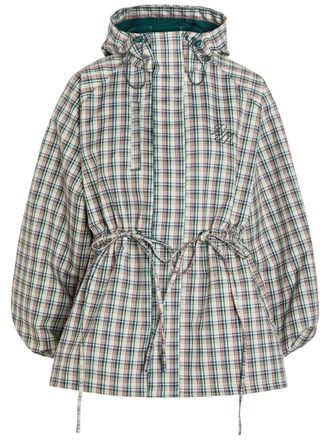 Damson Madder Liu Checked Shell Raincoat - Multicoloured - 12 (UK12 / M)