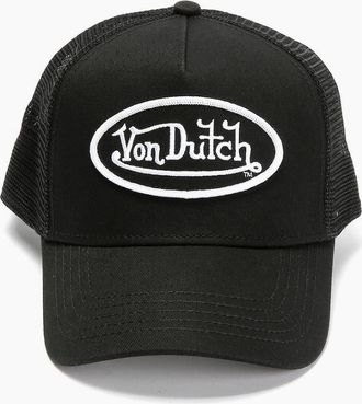 Von Dutch Womens Von Dutch Staple Trucker Black/Green Caps