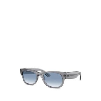 Ray-Ban Mega Wayfarer II - unisex - Zonnebrillen - Grijs - 55 MM - Accessoires