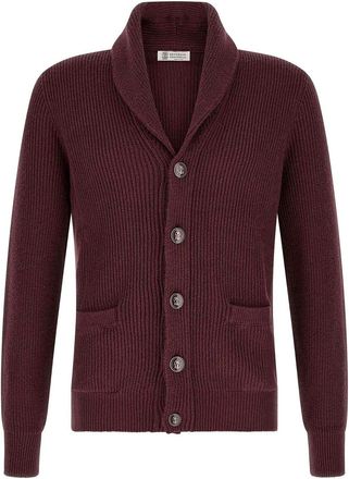 Brunello Cucinelli Stemma Solomeo Malfil Cotton Cardigan