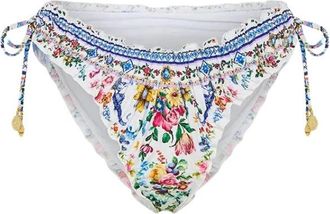 Camilla Gepooide Scrimpy bikinibroekje met strikbandjes - Dames - Bikinis - Veelkleurig - L - Badmode