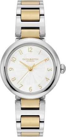 Olivia Burton Pembroke Quartz Bracelet Watch, 30mm in Silver White at Nordstrom