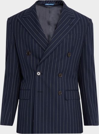 Polo Ralph Lauren Men & apos;s Narrow Pinstripe Double-Breasted Sport Coat
