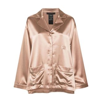 Max Mara Dames, Blouses & Shirts, Bruin, Maat: XS Zijde