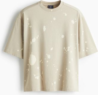 H&M T-Shirt in Oversized Fit - White
