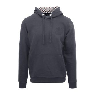 Aquascutum Herenlogo Hoodie (Antraciet)
