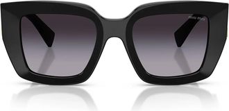 Miu Miu Sunglasses Mub05 S 16 K90 A Black/Smoky Gray Women