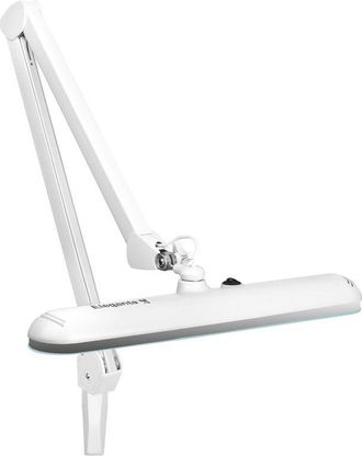 Elegante L&aacute;mpara De Taller Led Elegante 801-s Con Tornillo De Banco Est&aacute;ndar, Blanca