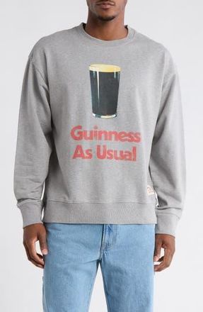 Lucky Brand Guinness As Usual Graphic Sweatshirt in Light Heather Grey at Nordstrom Rack, Size Xx-Large
