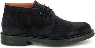 Frau Blauwe Su&egrave;de Herenloafer - Heren - Veterlaarzen - Blauw - 42 EU - Su&egrave;de - Schoenen