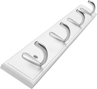 OEM Perchero De Pared De Madera Con 4 Ganchos, Toallero De Pared Para Cocina Y Ba&ntilde;o