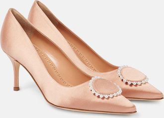 Manolo Blahnik Pumps Kifaclo 70 in raso