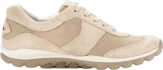 Gabor Rollingsoft Sneaker - Dames - Outdoorschoenen - Beige - 35 1/2 EU - Leer - Fitness