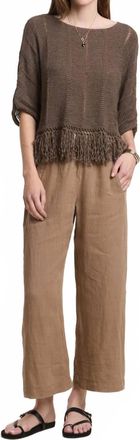 Velvet Lola Wide Leg Pants In Beach