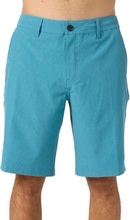 O'Neill Reserve Water Resistant Hybrid Shorts in Heather Stormy at Nordstrom, Size 33